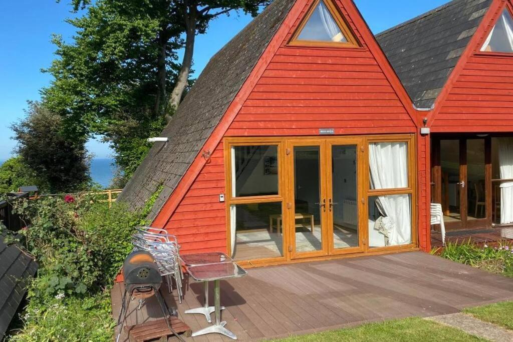 Front Line Chalet With Open Sea Views & Swimming Pool In Kingsdown No14 Villa Luaran gambar